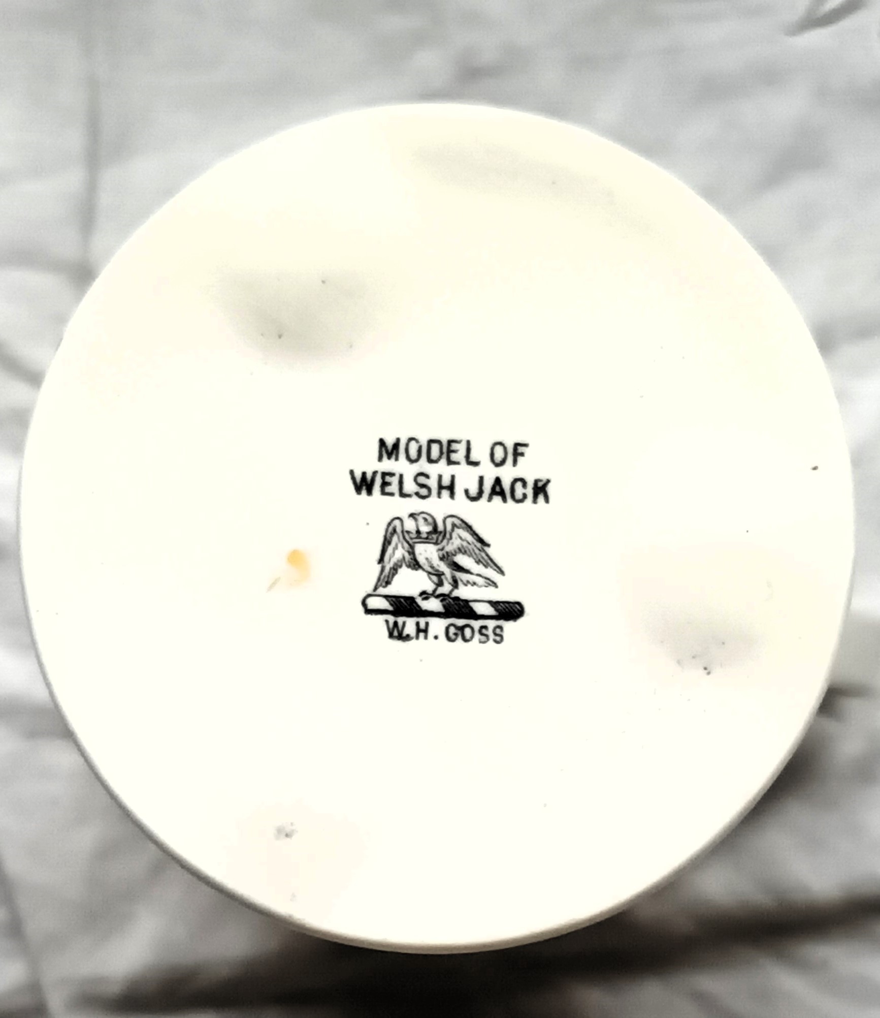 Antique English W.H. Goss Porcelain ~ Welsh Jack ~ A.C.C. No. 286 ~ Ilfracombe - Image 2